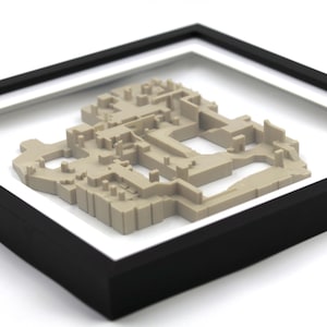 Carte CS2 Counter-Strike, art mural 3D, cadre CSGO CS2