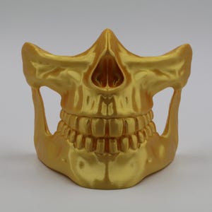 Death Stranding Inspired Higgs Golden Mask Replica Cosplay Hideo Kojima
