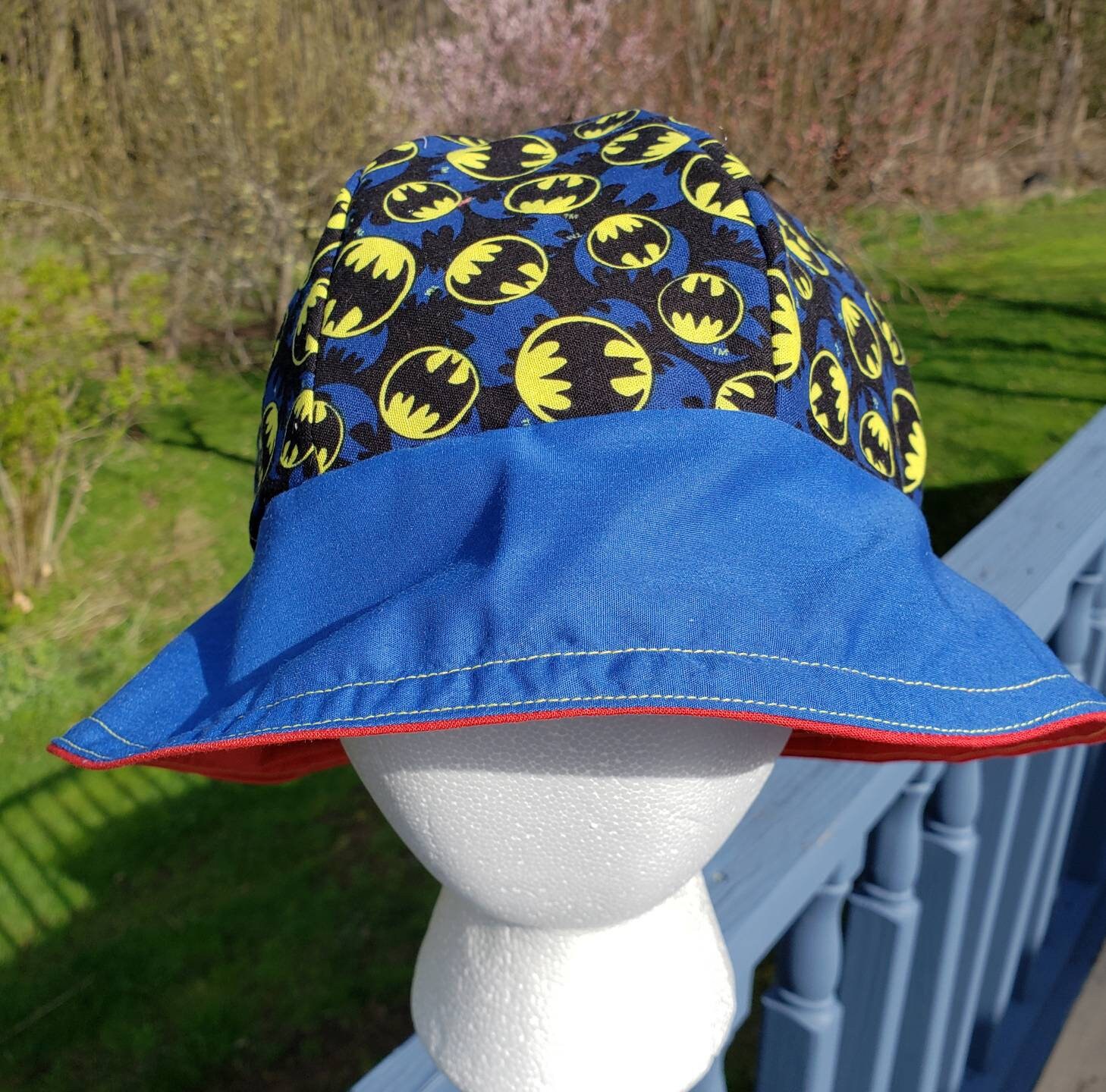 Superman Reversible Bucket Hat - Etsy