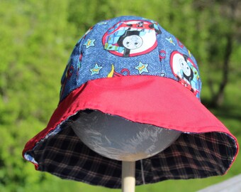 Reversible Cotton Bucket Hat With 