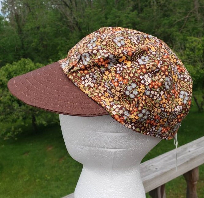 Floral print reversible hat with extension Anna-Kaci Women main image 2