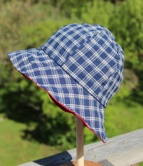 Reversible Cotton Bucket Hat With 