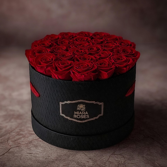 Impress Her With Personalized Preserved Rose Box That Stay Fresh For Years — Love Statement — Timeless Reminder of Importance and Presence