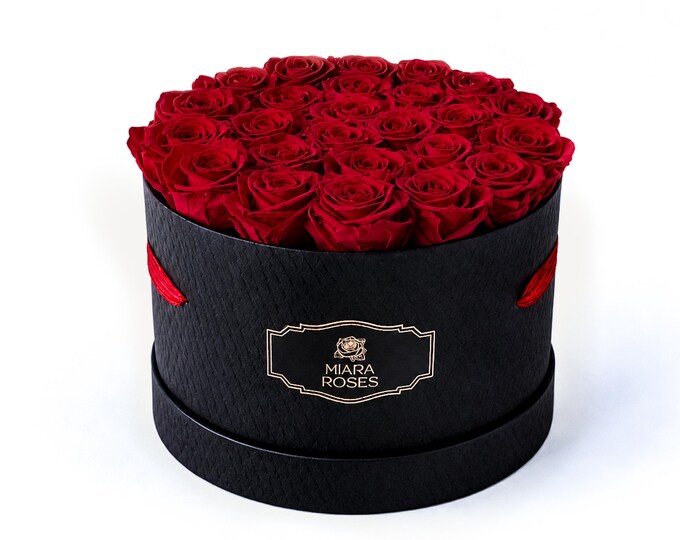Impress Her With Personalized Preserved Rose Box That Stay Fresh For Years — Love Statement — Timeless Reminder of Importance and Presence
