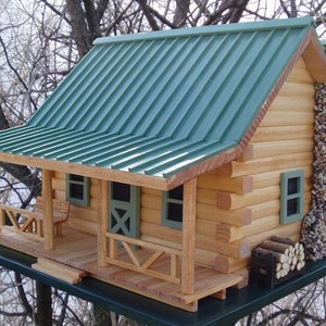 Blockhaus-Vogelhäuschen | Etsy