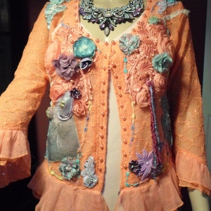 JACKET - Lightweight, Embellished, Whimsical, Ethereal Fairy Like