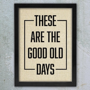 Framed Linen Print: Inspirational Quote - Scandinavian Style Decor