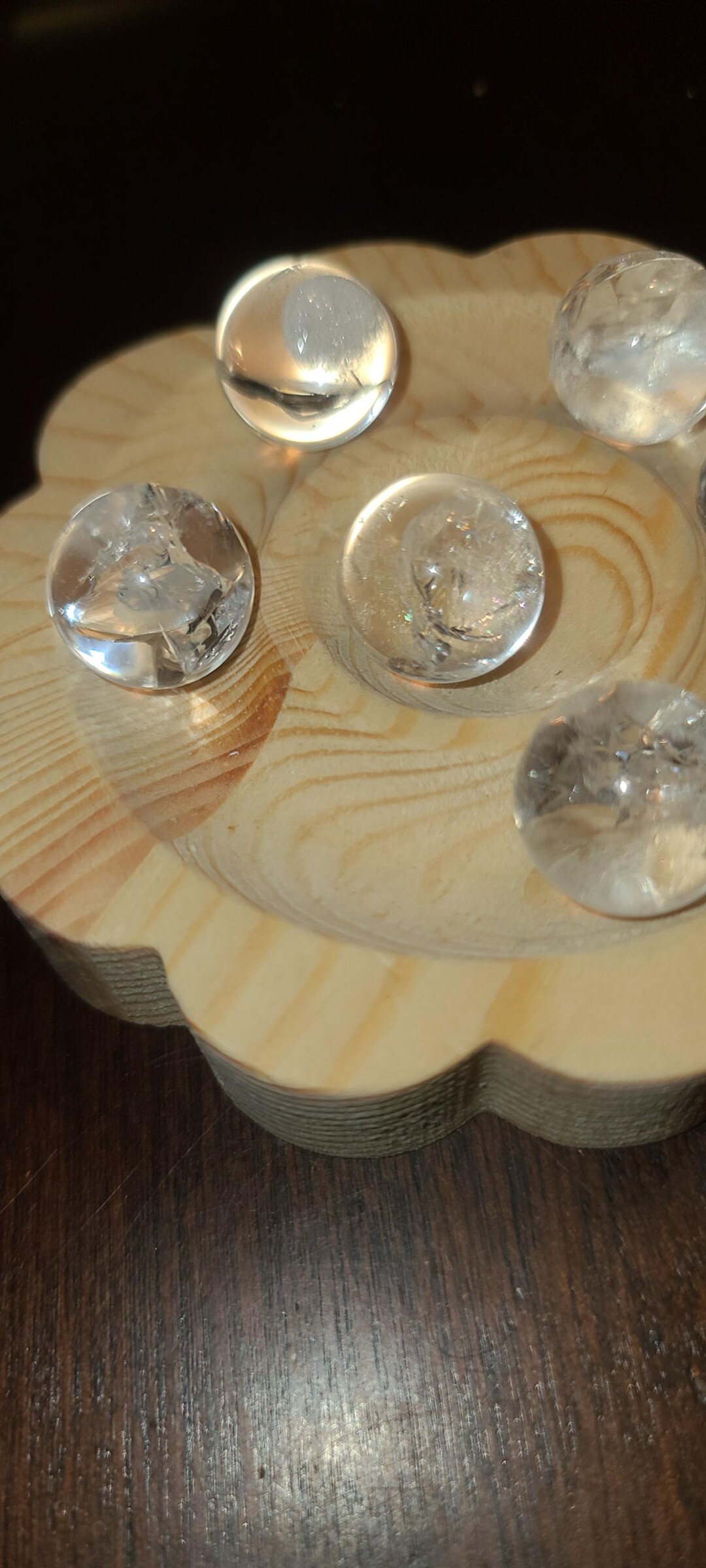 Mini Clear Quartz Spheres - Etsy