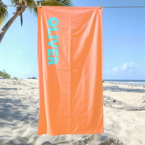 Personalized Pool Towel for Kids End of Season Gift for Team Players Custom Towels for Sport Team Swimming Towels Children Gift with Name