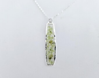 Peridot Crystal gemstone Necklace Bohemian Style Pendant Natural Stone Jewelry unique gift that represents compassion, peace, joy, health