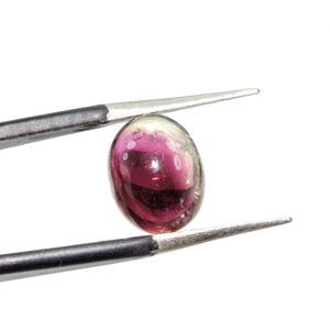 Pink Tourmaline Loose Gemstone, Oval Tourmaline  Smooth Cabochon, 8X10 MM Pink Tourmaline, Gemstone for Jewelry Making, Natural Tourmaline