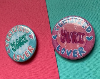 Certified yuri/yaoi lover button