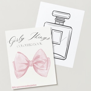 Girly Things Colouring Book