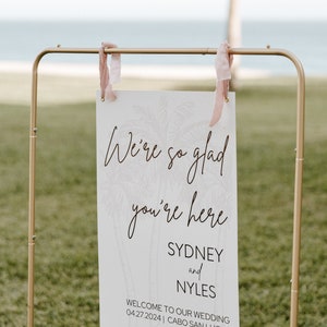Wedding Welcome Sign Template (Digital Download)