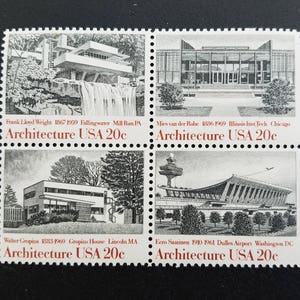 1938年ヴィンテージ切手 ホワイトハウス 4.5セント // 5枚セット