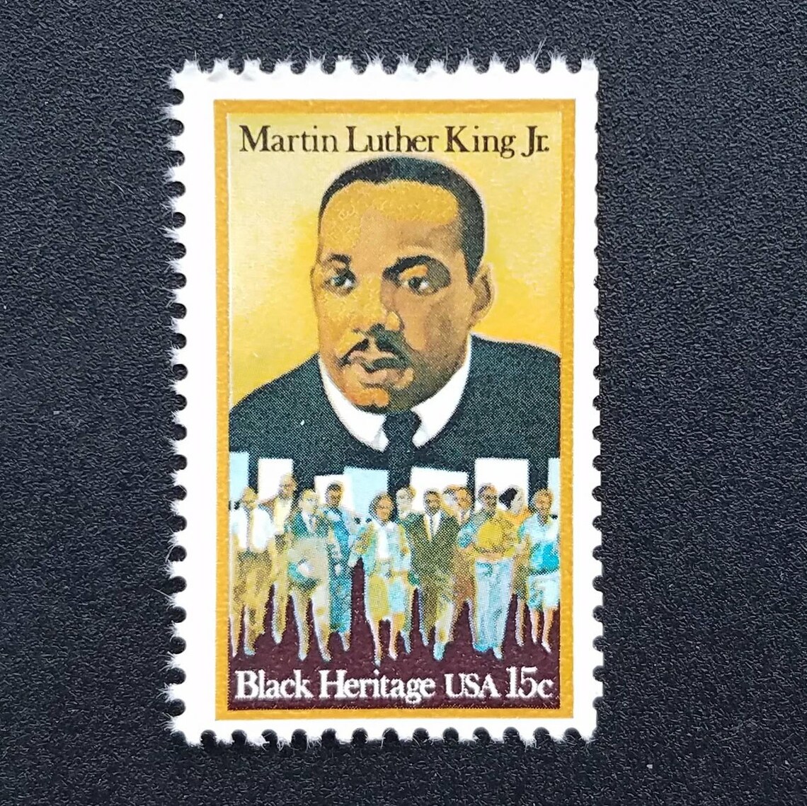 Five 5 vintage unused US postage stamps Martin Luther King Etsy