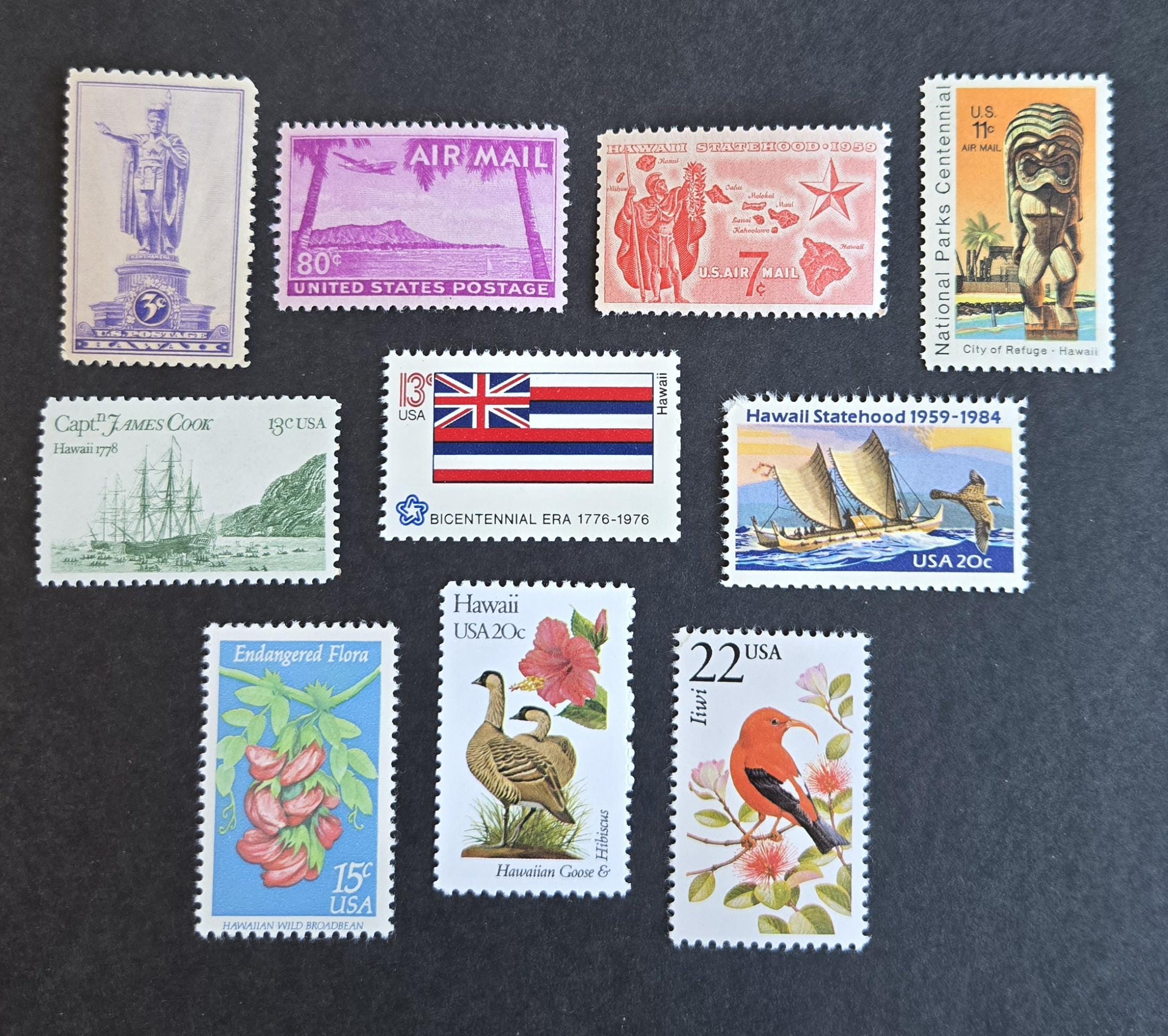 Hawaii usps stamp - Etsy 日本
