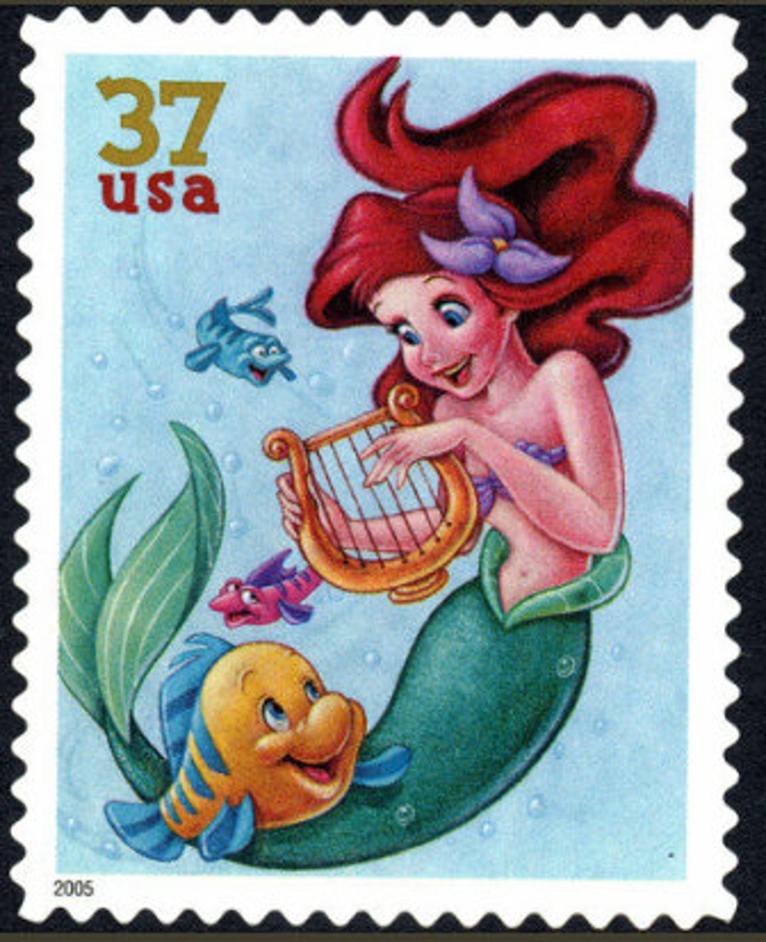 One 1 Unused Postage Stamps Disney Characters Celebration Princess