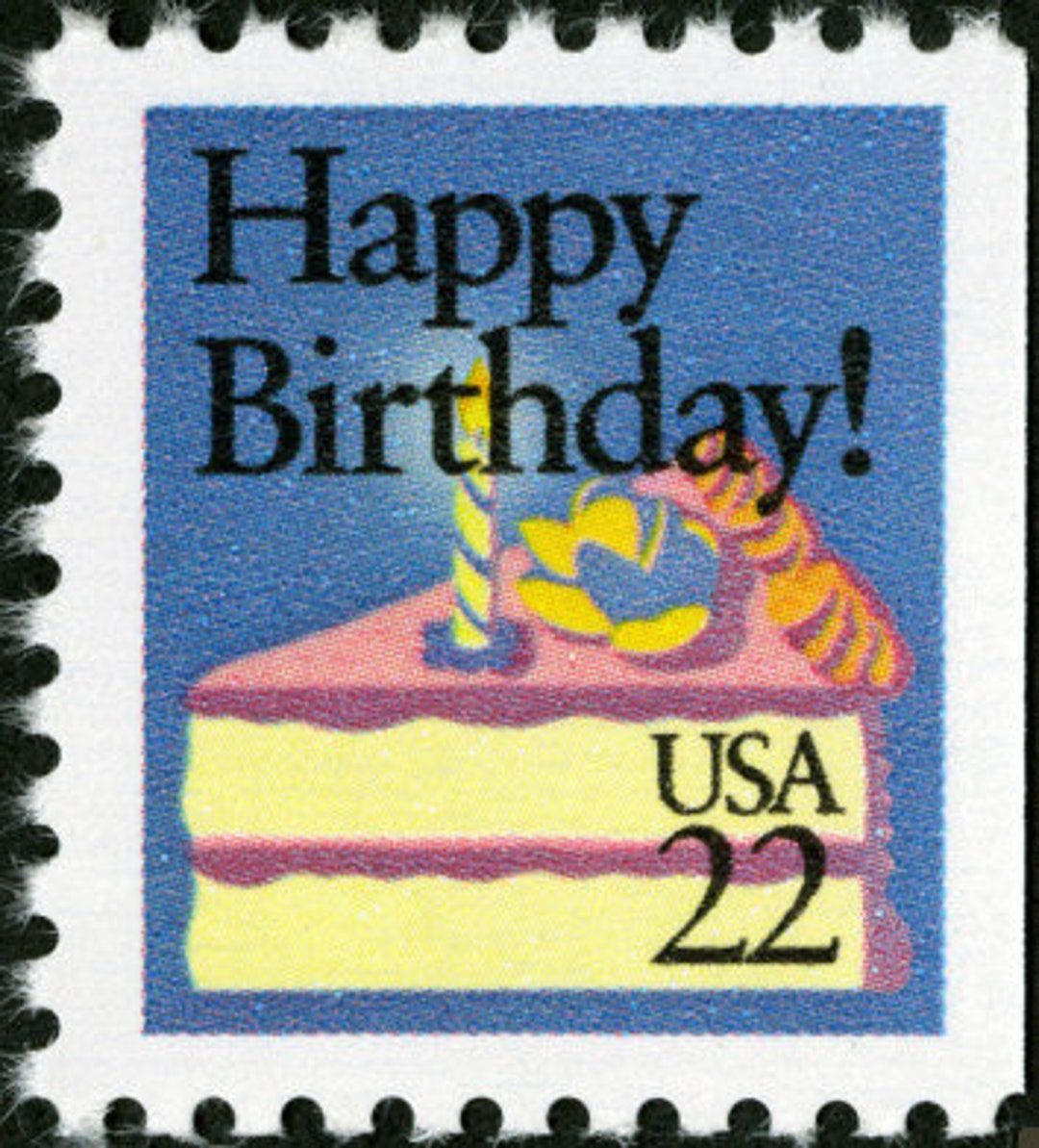 34c Happy Birthday Stamps - Pack of 5