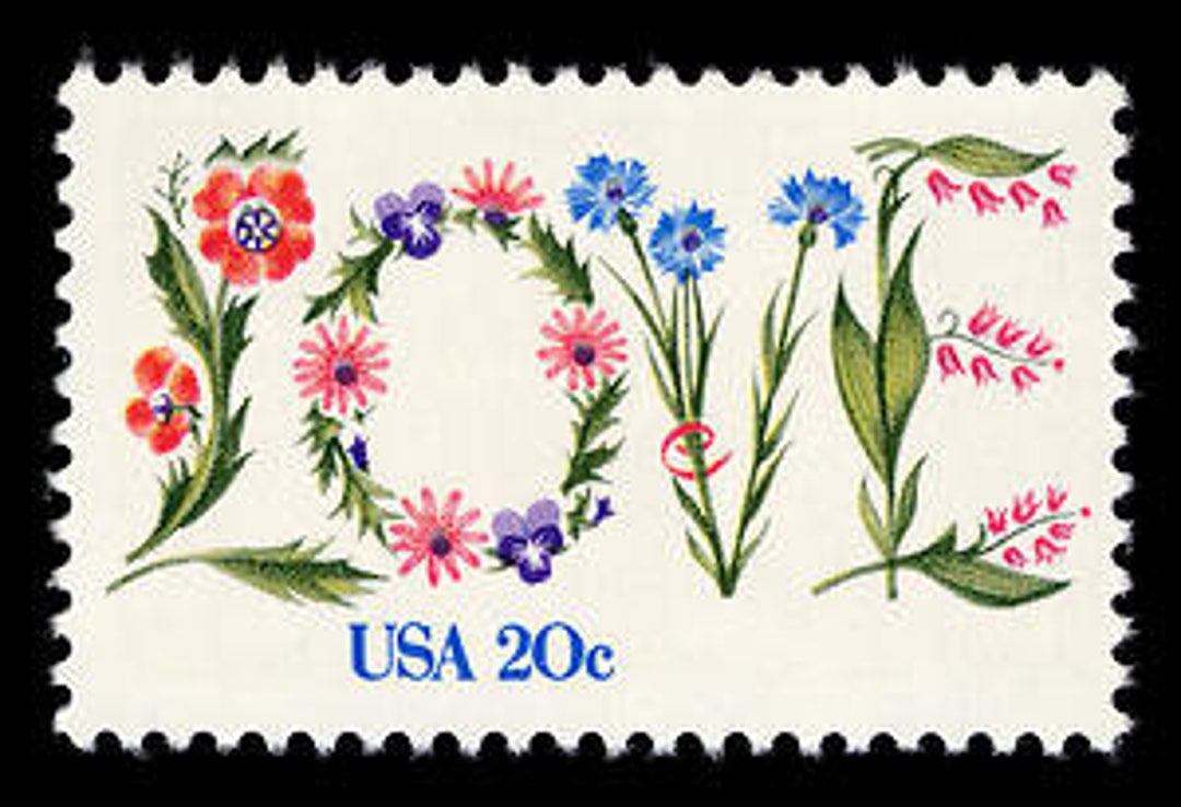 44c Pansies in Basket Love Stamps .. Unused US Postage Stamps