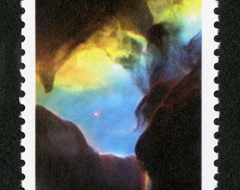 5 x vintage 1999 Lagoon Nebula 33c postage stamps // Hubble Space Telescope Images // unused 33 cent stamps (Set of 5)