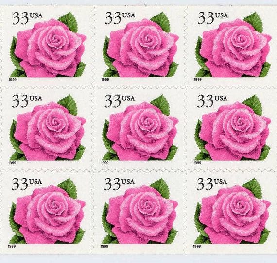 forever stamps 20 White Rose 575900 Wedding Stamps