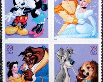 ディズニー アンティグア・バーブーダ 1989 年セット 切手 8 枚と記念