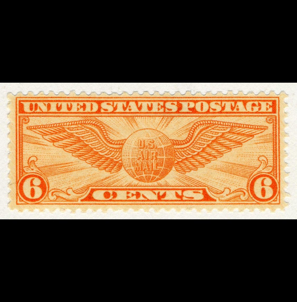 6 cent airmail stamp - Etsy 日本