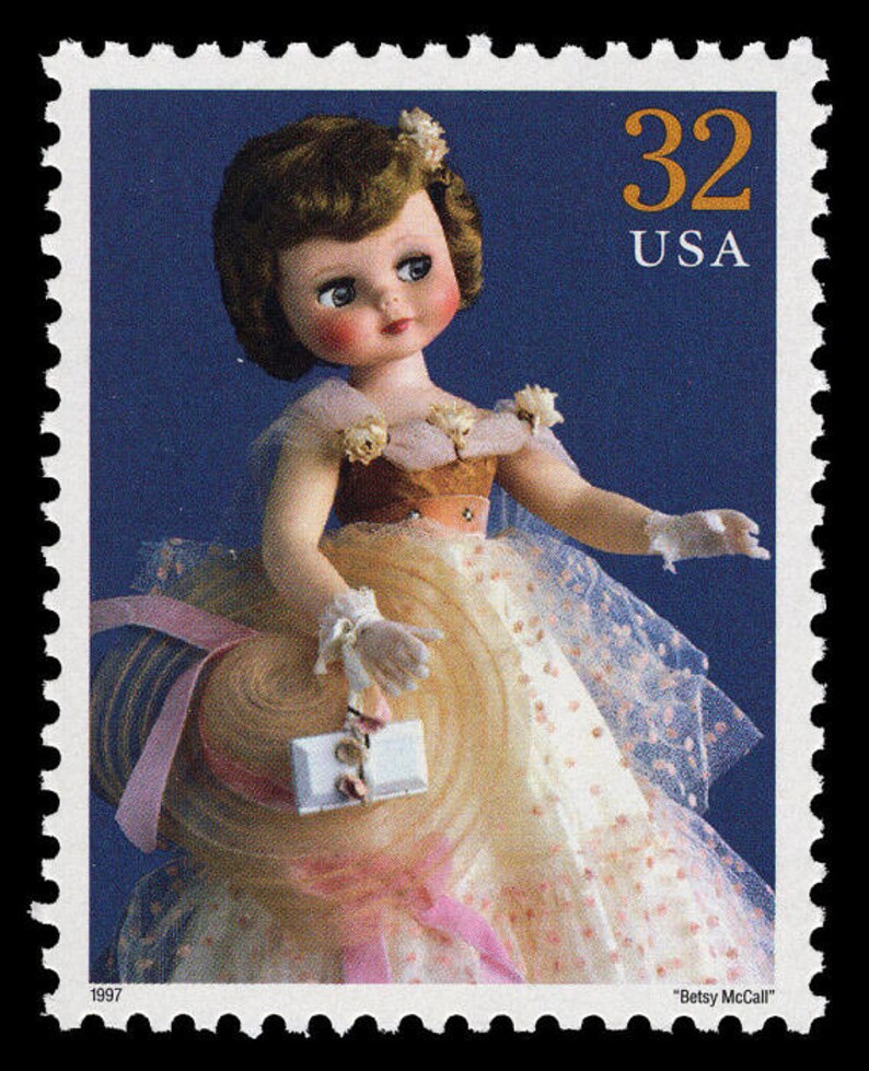 One 1 Betsy Mccall 32c // Classic American Dolls // Vintage Unused