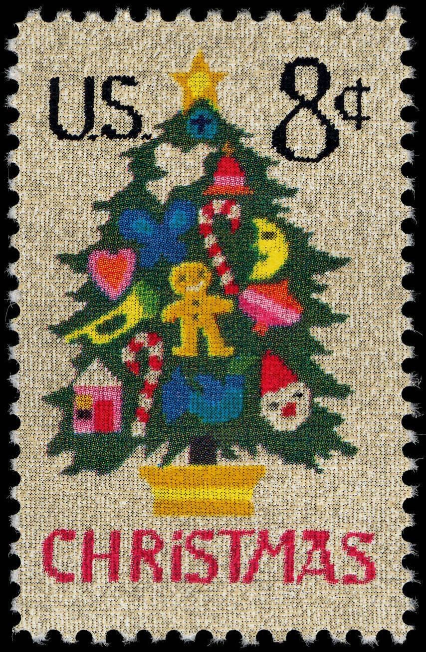 5c Christmas Botanicals Stamps .. Vintage Unused US Postage Stamps .. –  treasurefoxstamps