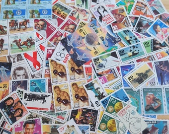 25 ALL DIFFERENT vintage unused 29c postage stamps // vintage 29 cent postage stamps // Face value 7.25