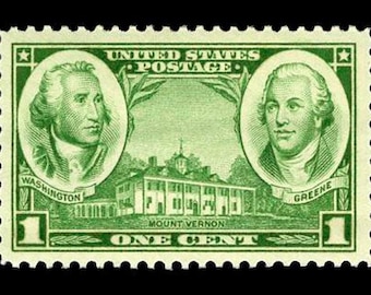 5 timbres vintage de l'armée américaine de 1936 (1 cent) // timbres-poste de 1 cent non utilisés // valeur faciale 0,05