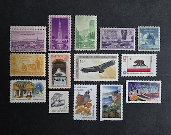 ヴィンテージサンタクロース切手：未使用8セント切手10枚 - Etsy 日本