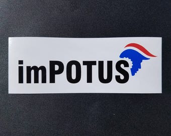 Impeach Trump political bumper sticker - Impotus
