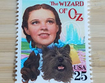 Znaczek Czarnoksiężnik z Krainy Oz 25 centów // Plakaty filmowe - Znaczki pocztowe vintage // Znaczki 25 centów // Wartość nominalna 0,25