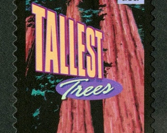 Vintage 2006 Coast Redwoods 39c stamp // Wonders of America // unused 39 cent stamp