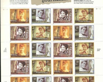 Twenty 20 Women in journalism (sheet) 37c stamps // unused postage stamps 37 cent stamps // Face value 7.40