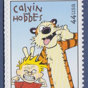 Un francobollo inutilizzato - Sunday Funnies - Calvin e Hobbes // francobollo da 44 centesimi
