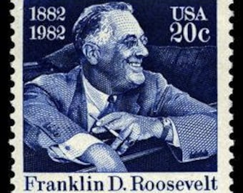アメリカ切手】 フランクリン・ルーズベルト 【未使用】記念切手
