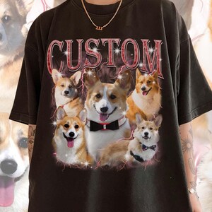 CUSTOM Bootleg Rap Pet T-Shirt, Custom Pet Photo Shirt, Bootleg Rap Dog Shirt, Custom Design Tshirt, Insert Your Design