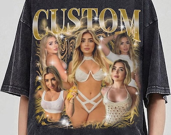 Custom Bootleg Rap Shirt, Custom Your Own Bootleg Shirt, Girlfriend Face Vintage Shirts, Custom Photo Shirt, Bachelorette Surprise, Cat Tee