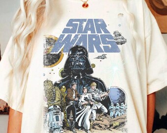 Vintage Disney Star Wars Shirt, Retro Star Wars Comfort Colors Shirt, Star Wars A New Hope Faded, Disneyworld Shirt, Disney Family Shirts