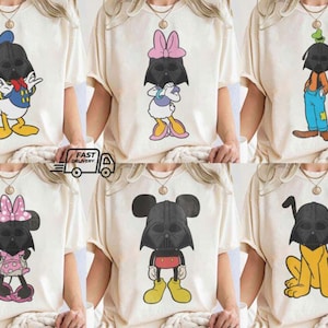 Vintage Disney Mickey And Friends Star Wars Dark Vader Shirt, Star Wars Family Shirts, Disney All Character Tee Mickey Mouse, Disney Trip