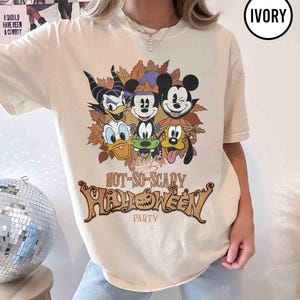 Retro Mickey&#39;s Not So Scary Halloween Party 2025 Shirt, Disney Halloween Shirt, Mickey And Friends Halloween Shirt, Halloween Family Shirt