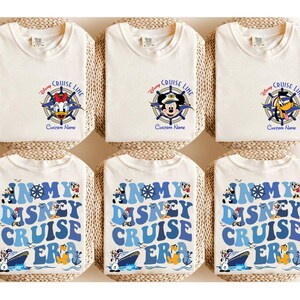 Personalized In My Disney Cruise Era Comfort Colors Shirt, Disney Wish Fantasy Magic Wonder, Walt Disney Cruise Line Trip Family Cruise Gift