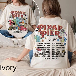 Pixar Pier Disneyland Shirt, Disneyland Pixar Fest Shirt, Meet me at Pixar Pier Disney Pixar Characters Group, Disneyland Girl Trip Shirt