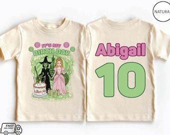Custom Wicked verjaardagsshirt, gepersonaliseerd It's My Birthday Wicked shirt, cadeau voor haar, aangepast prinses verjaardagsshirt familie verjaardagsshirt