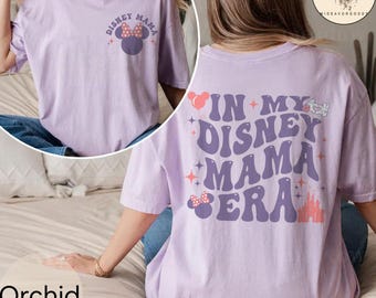 In My Disney Mom Era Comfort Colors Shirt, Minnie Mouse Mom Shirt, Disney Mom, Disney Mama Tee, Disney Mothers Day Shirt, Mickey Mom Shirts