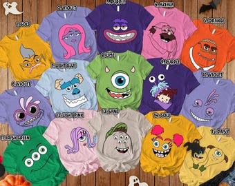 Monsters Incs Costume Shirt, Monsters Incs Family Halloween Shirt, Monsters University, Mike Wazowski Boo Sully Shirt, Halloween Party