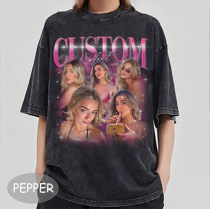 CUSTOM Girlfriend Shirt, Boyfriend Comfort Colors Shirt, Wife Shirt, Bachelorette Surprise, Personalized Birthday Bootleg Gift, Dog Shirt